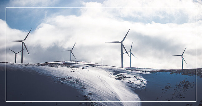 Wind Park Turbinen nachhaltige Energie
