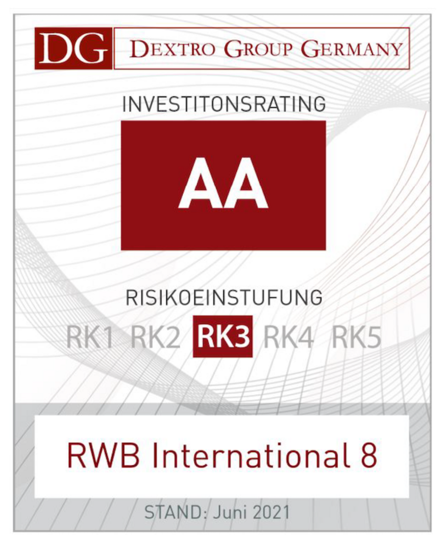 Note AA ("gute Qualität") von Dextro für RWB International 8