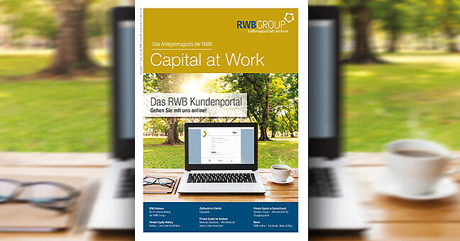 Titelbild des Anlegermagazins "Capital at Work"