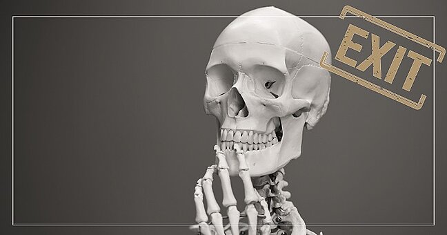 Knochenzement wird gebraucht, damit Prothesen am Skelett haften