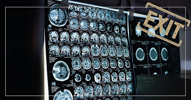 Bildmaterial von Roentgen- CT und MRT-Geraeten